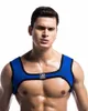 Canottiere da uomo JOCKMAIL Fitness Imbracatura in neoprene Sport Spallacci Esercizio muscolare Equipaggiamento protettivo Supporto Canotta sexy usura gay 230704