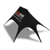 White Canopy camping tarp tent flysheet Double Stand Spider Sunshade Marquee Star Tent for Events With Printing