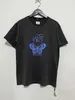 Meichao Made Old Wash Butterfly Print Cotton Short Sleeve Tee High Street Style Kith Genuine small amount