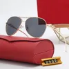 Diseñador al por mayor Gafas de sol redondas Anteojos originales Tonos para exteriores Marco de PC Moda Classic Lady Espejos para mujeres Hombres Conducción Gafas de sol Unisex