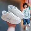 Sneakers Kinderen Mesh Sneakers Zomer Kindermode Jongens Ademende Loopschoenen Holle Meisjes Veelzijdige Effen Roze Schoolschoenen 230705