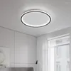 Taklampor Ultra Tunna Led-lampor Modern Panel För Vardagsrum Sovrum Kök Inomhus Rund Belysningsarmatur