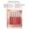 Lipstick CAKAILA 6/10Pcs/box matte nude velvet liquid lipstick gloss and transparent lipstick latex makeup set waterproof 230704