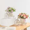 장식 꽃 연도의 가정 장식 인공 거짓 꽃병 거실 인테리어 테이블 작은 장식 미적 정원 장식 선물