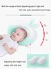 Kuddar Justerbar latex Baby Nursing Pillow Head Forming Protector Head Protection Born Travel Sleeping Pillow för 0-12 Månad 230705