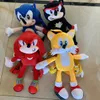 45 cm hérisson en peluche sac à dos dessin animé créatif Knuckles Miles Prower Shadow sac à dos pour enfants de grande valeur LT0101