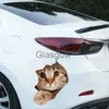 車のステッカー 車のステッカー クリエイティブ 3D 猫 面白い 車体スクラッチ マスキングステッカー アニマル スタイリング ステッカー 装飾 カーアクセサリー x0705