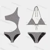 Женские бикини набор модных женских купальников сексуально металлическая пряжка дизайн купания купальные костюмы повседневная одежда пляжа