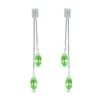 Stud Earrings ER-00366 Korean Fashion Crystal Earings Birthday Gift Teardrop For Women 2023 Luxury Items With
