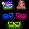 LED Light Sticks Stick Toys Glow Heart Okulary Neon Nowość Bransoletki dla Dzieci Birthday Party Supplies 8 Kolor Fluorescencji Zabawki 230705