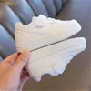 Sneakers Kruleepo Children School Solid White Casual Shoes for Baby Boys Kids Girls PU Leather Antiskid Bottom Breathable Sports Sneakers 230705