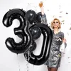 birthday 40 balloon black