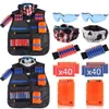 Andere sportartikelen Kids Vest Suit Kit Soft Bullet Set Outdoor voor Nerf Undershirt Holder Magazine Organizer Hunting Training Vest 230704