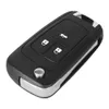 Ny KEYYOU Flip Folding Remote bil Nyckelskal för Chevrolet Cruze Epica Lova Camaro Impala 2 3 4 5 Button HU100 Blade