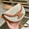 Fashion Crossbody Bag Small Half Moon Saddle Shoulder Bags For Women Gold Chain Luxury Cross Body Bags Genuine Leather Summer Causal Purse