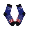 Andere Event Party Supplies Trump 2024 Socken Amerikanische Wahl Ill Be Back Lustige Socken Männer und Frauen Baumwollstrümpfe Drop Delivery Dhjjg