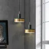 Chandeliers FSS Modern Golden Marble Chandelier Light Luxury Simple Single Head Living Room Dining Bar Bedroom Bedside Small