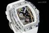 Super Replica Zegarwatch RM26 AAAAA luksus Tourbillon męski zegarek RM26 01 Tourbillon Crystal Cask Ruch obudowy mechaniczne zegarki para mechanicznych