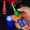 Creative Green Flame Dice Lighter Cool LED Colorful Light Windproof Butane Without Gas Tube Straight Fire Jet Cigarette Tool C2VH 2HRG