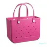 Bag Beach Custom Tote Fashion Eva Пластиковые пляжные пакеты 23ss Женщины летние сумки плавание пляж Большая сумка