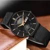 Autres montres Watch masculin Lige Top Luxury Imperproof Ultra Thin Date Watch Men's Steel Band Leisure Quartz Watch Men's Sports Watch 230704