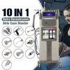 10 nouveaux dans 1 Machine de dermabrasion à eau Bubble Oxygène Nettoyage du visage profond Aqua Peel Spa Spa