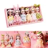 Куклы Q0KB Girl Big Eyes Princess Princess Princess нарядить игрушку с одеждой подарки 230704