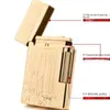 High-end Exquisite Derui Lang Sound Lighter Metal Refillable Gas Side-slip Gadgets for Men As A Good Gift Father EM57 No