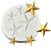 Backformen Glänzende Sterne Form Silikonform für DIY Kuchen Schokolade Dessert Fondant Dekoration Werkzeug Harz Küchengeschirr