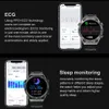 Montres intelligentes Caméras dôme GPS Tracker Smart Men 1,5 pouces HD Grand écran Appel vocal NFC es Compass IP68 Étanche ECG Smart Pour Huawei x0705