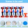 Sports Toys Colorful 10pcs Suction Cup Soft Tip Dart Sets Pop Throwing Game Silicone Darts for Indoor and Outdoor 230705