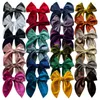 Hair Accessories MISANANRYNE Velvet Bow Clips Baby Girls Large Sailor Head Bows Grips For Kids Christmas Barrettes