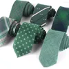 Bow Ties Green Color Neck For Men Women Wedding Tie Groom Slim Boy Girls Skinny Necktie Gravata Neckties Gifts