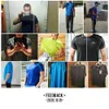 T-shirty męskie QUESHARK Męskie szybkoschnące T-shirt do biegania z krótkim rękawem Oddychające topy Tshirty Fitness Trening w siłowni Ultracienkie Ultralekkie sportowe koszulki J230705