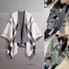 Мода Bur Зимние шарфы в розницу для продажи Ownic Aimo испанский классический клетчатый клетчатый двойной шерстяной накид