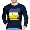 Erkek Hoodies Marge Bulmuş Yüz Erkek ve Erkek Pamuk Sweatshirt Hoodie Komik