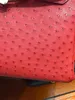 Desigenr Bags Ostrich Handbags Leather 5a Genuine Handswen Pushing Can Be 3035onks