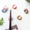 Baguettes Creative Japonais Rack Support En Céramique Support Oreiller Support Dessin Animé Cuisine Vaisselle Decoratio