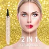 Eye Shadow/Liner Combination Magic Self Adhesive Magic Eyeliner Pencil No Glue Magnetic Waterproof Anti-smudge Quick Drying Eyelashes Sticking Eye Liner Pen 230705