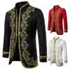 Court Manteau Style Arabe Veste Magnifiquement Brodé Hommes Costume Banquet Costume De Mariage Mode Jacket303w