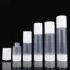 15/30/50/80/100ml Airless Pump Vacuum Scrub Bottle Toiletries Container Plastic Dispenser Travel Cosmetic Bottle F2905 Kweec