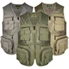 Gilets pour hommes été décontracté Cargo gilet multipoches lâche épaule respirant fermeture éclair filet XL4XL 230705