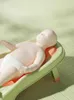Cortinas para banheira de bebê, banheira deitada, antiderrapante, rede de banho para recém-nascidos, suporte para banho, cuidados com o bebê recém-nascido
