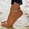 Cavigliere Boemia Bracciale alla caviglia con catena color oro argento su gamba Piede Gioielli Boho Cavigliera con ciondolo a forma di ananas per donna Accessori 230607