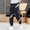 Mens Harem Pants Plus Size 5XL Fashion Bottom Casual Japanese Clothes Designer Mens Urban Streetwear Chinese Bird Print Trousers2926