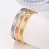 Splendido design True Love Forever Bangle Bracciale in acciaio inossidabile Gioielli per regalo da donna