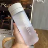 Sports water bottle frosted double cover high appearance level large capacity men's and women's water cup student gift wholesale