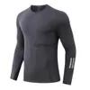 Men's T-Shirts New Men's Sports TShirt QuickDrying Compression Long Sleeve Shirts Adapt To Fitness Gym Outdoor Cycling Running Tight T Shirt J230705
