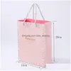 Jewelry Pouches Bags Wholesale Bk Gift Bag For Box Thank You Princess Kraft Paper Pouches Packaging Display Drop Delivery Dh980