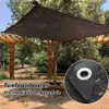 Ombre extérieur parasol filet HDPE Anti UV 85 taux d'ombrage jardin crème solaire écran solaire tissu plante serre bâche de voiture noir 230704